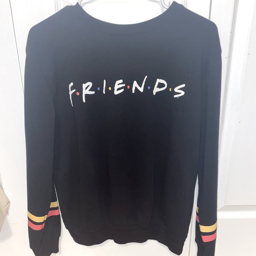 A graphic crewneck